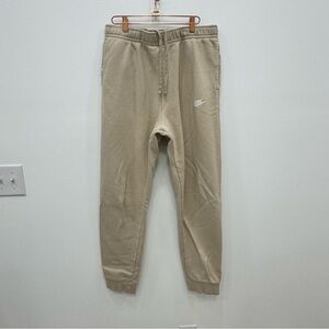 Nike Sportswear Club Fleece Men's Pants khaki beige color unisex sz XL